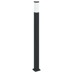 vidaXL Осветителна колона 110 см, черна, IP44