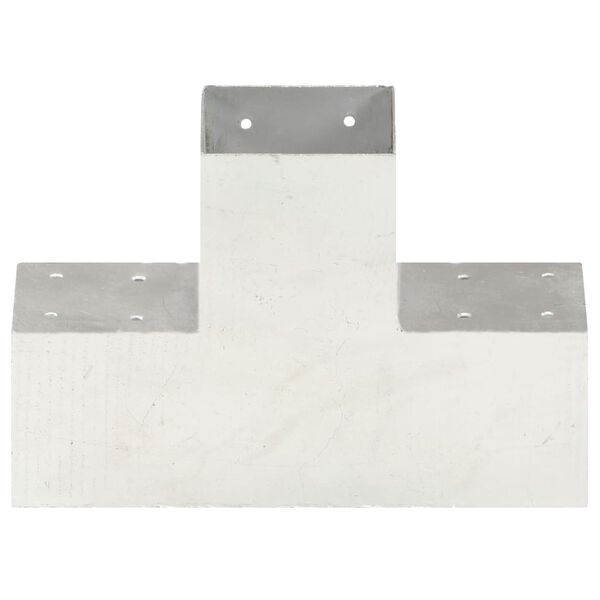 vidaXL Конектор за греди X-образен поцинкован метал 101x101 мм