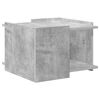 vidaXL Масичка за кафе Бетонно сиво 50,5 x 50 x 33 см