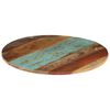 vidaXL Кръгъл плот за маса, 60 см, 15-16 мм, регенерирано дърво масив