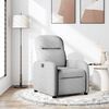 vidaXL Recliner Chair Cloud Grey Fabric
