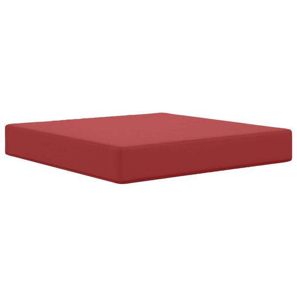 vidaXL Възглавница за диван на открито 2 pcs виненочервен Полиестер