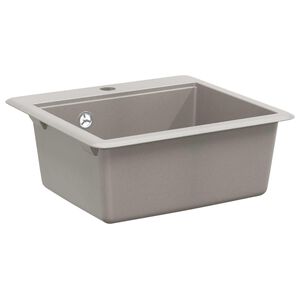 vidaXL Мивка Сив 470 x 440 мм Гранит