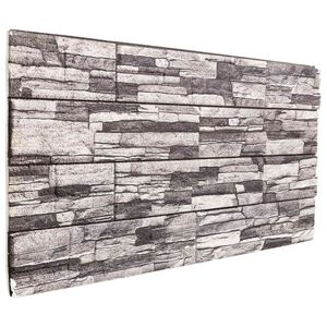 vidaXL Стенни панели 10 бр. 100 x 50 cm Тъмен сив и светъл сив