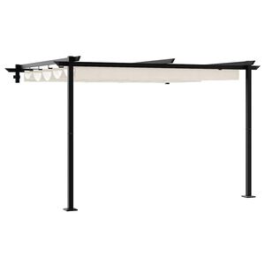 vidaXL Шатра 300 x 300 x 200 cm Кремаво Полиестер