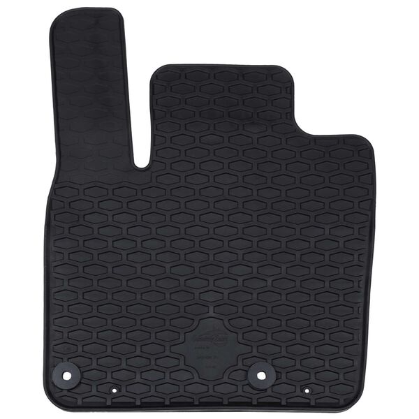 vidaXL Автомобилен килим 4 pcs Черно подходящи за Nissan QASHQAI TPE