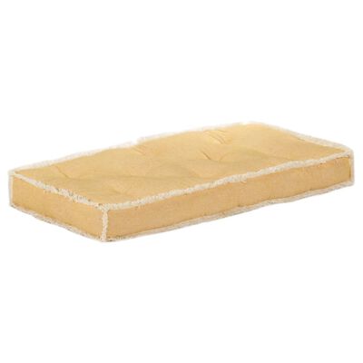 vidaXL Възглавница за палетен диван, жълта, 73x40x7 см