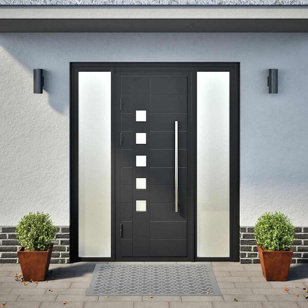 vidaXL Градински саксии 2 бр. 30x30x30 см Изветряла стомана