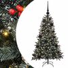 vidaXL С изкуствено коледно дърво с 150 LED светодиода Зелен 120 cm