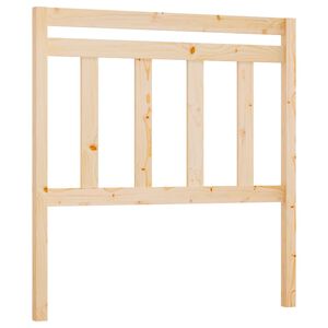 vidaXL Горна табла за легло, 81x4x100 см, бор масив
