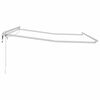 vidaXL Рамка за сенник Бяло 3 x 2,5 m Алуминий