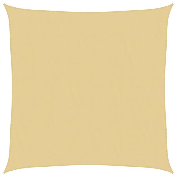 vidaXL Слънцезащитно платно пясъчно 3x3 м 100% полиестер Оксфорд