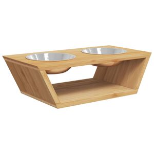 vidaXL Повдигнати купи за кучета 35,5x18x10,5 см бамбук