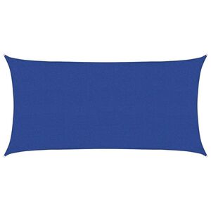 vidaXL Платно-сенник, 160 г/м&sup2;, правоъгълно, сини, 2,5x5 м, HDPE