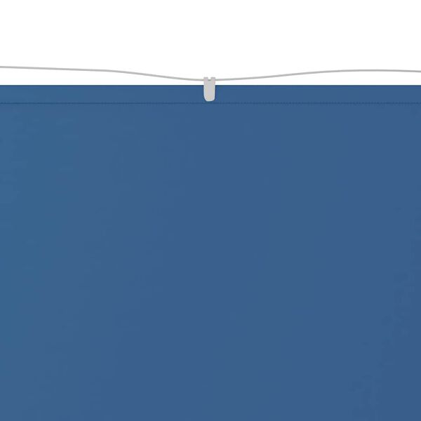 vidaXL Вертикален сенник, син, 140x1000 см, оксфорд плат