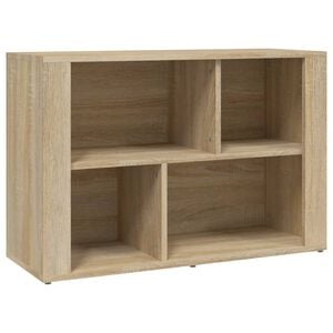 vidaXL Сайдборд, дъб сонома, 80x30x54 см, инженерно дърво