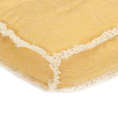vidaXL Възглавница за палетен диван, жълта, 73x40x7 см