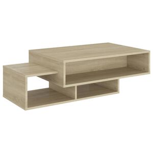 vidaXL Маса за кафе, дъб сонома, 105x55x32 см, инженерно дърво