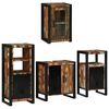vidaXL Комплект мебели за баня 4 pcs Солидна рециклирана дървесина