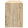 vidaXL Стелаж за обувки, стифиращи, дъб сонома, 89,5x30x40 см