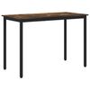 vidaXL Трапезни маси 110 x 55 x 75 cm Инженерна дървесина Опушен дъб