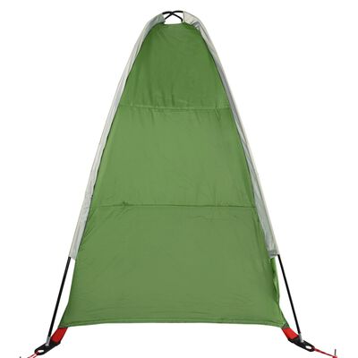 vidaXL Палатка за съхранение с 9 отделения, зелена, водоустойчива