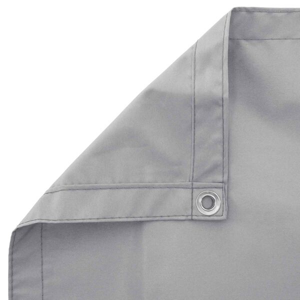 vidaXL Балконен екран Светлосиво 100 x 400 cm Оксфордска тъкан