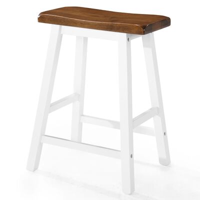vidaXL Бар маса и столове, 5 части, дървен масив