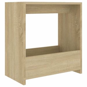 vidaXL Странична маса, дъб сонома, 50x26x50 см, инженерно дърво