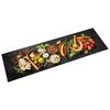 vidaXL Кухненско килимче, миещо, подправки, 45x150 см, кадифе