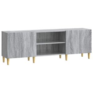 vidaXL ТВ шкаф Сива сонома 150 x 31 x 50 см Инженерна дървесина