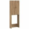 vidaXL Тоалетна Шкаф BREDA Дъб артизан 66 x 25,5 x 190 см