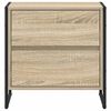 vidaXL Нощно шкафче Сонома 50 x 39.5 x 50 см Инженерно дърво