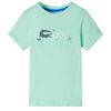 Детска тениска с къс ръкав, светлозелена, 128