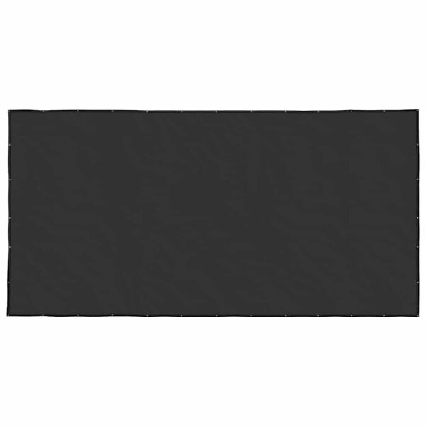 vidaXL Мрежа за ремарке, HDPE, 3x6 м, черна