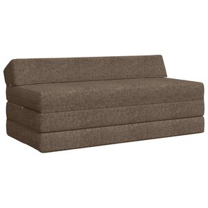 vidaXL Сгъваем диван легло Таупе 120 x 60 x 49 cm Текстил