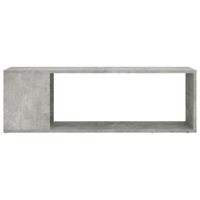 vidaXL ТВ шкаф, бетонно сив, 100x24x32 см, ПДЧ