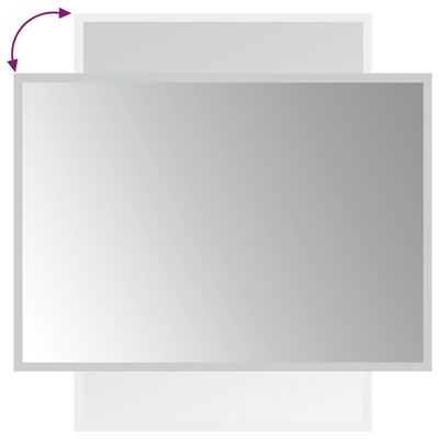 vidaXL LED огледало за баня, 50x70 см