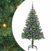 vidaXL Коледно дърво Зелен 150 cm ПВЦ