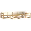 vidaXL Комплект дивани за открито 6 pcs Бяло 79 x 79 x 37 см