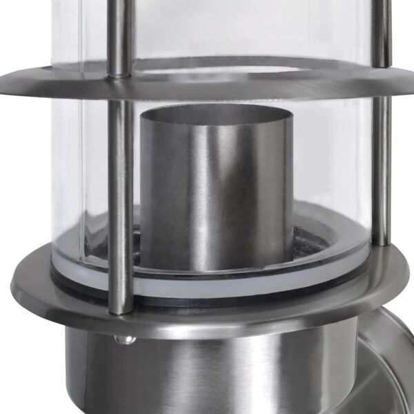 Външна лампа от неръждаема стомана с датчик за движение