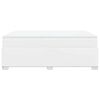 vidaXL Боксспринг легло с матрак, бяло, 140x200 см, изкуствена кожа