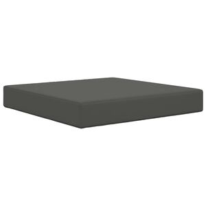 vidaXL Възглавница за диван на открито Полиестер Антрацит 60 x 60 cm