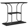 vidaXL Конзолна маса Черния дъб 101 x 35 x 80,5 см Инженерна дървесина