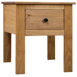 vidaXL Нощно шкафче, 46x40x57 см, бор, стил Панама