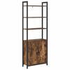 vidaXL Шкаф за книги 6 нива 60 x 24 x 161 см Инженерна дървесина