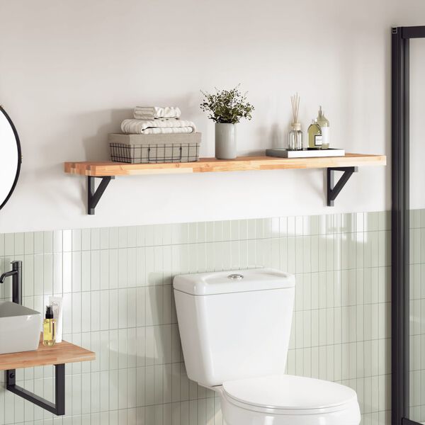 vidaXL Плот за маса, 140x30x4 см, правоъгълен, акация масив