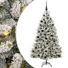 vidaXL С изкуствено коледно дърво 180 cm 300 LED светодиода Топло бяло