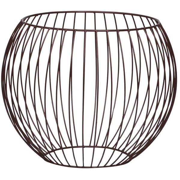 vidaXL Маса за кафе, златиста, Ø 41 см