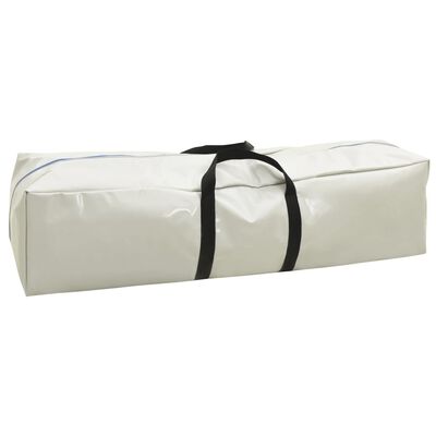 vidaXL Надуваем дюшек за гимнастика с помпа, 400x100x15 см, PVC, син